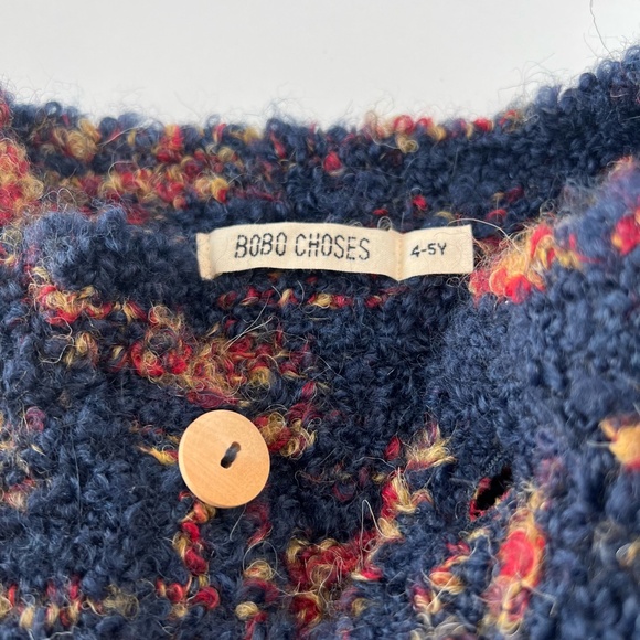 Bobo Choses Unisex Fox Cardigan size 4-5Y - Picture 8 of 9